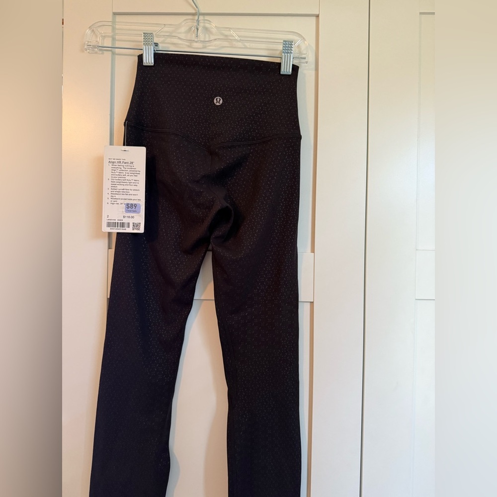 lululemon athletica Black Textured Leggings